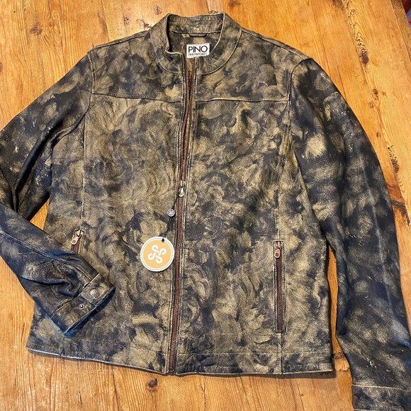 GIULIO Camo Leather Jacket - Picture 5 of 6